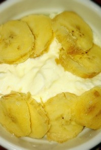超簡単ダイエット冷凍バナナ無糖ヨーグルト