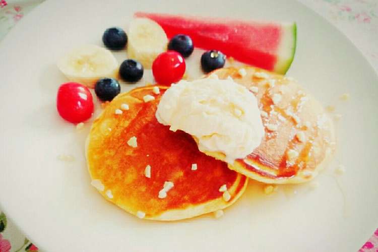 簡単に メレンゲでふわふわパンケーキ レシピ 作り方 By Puni クックパッド 簡単おいしいみんなのレシピが362万品