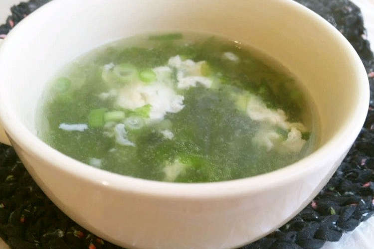 あおさと卵の簡単中華スープ レシピ 作り方 By あみ風ママ クックパッド