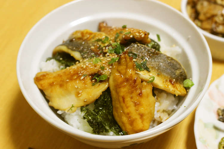 夫が愛する アジの蒲焼丼 レシピ 作り方 By 実月 クックパッド 簡単おいしいみんなのレシピが353万品