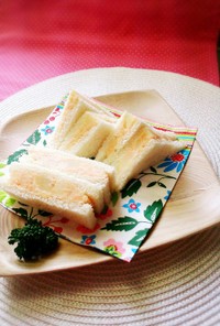 【ママレシピ】お弁当明太ポテサンドイッチ
