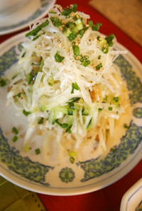 大根と搾菜の中華風サラダ