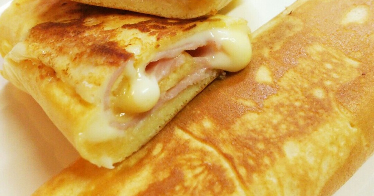 忙しい朝に ブリトー風ハムチーズパン レシピ 作り方 By ぱわーぱふキッチン クックパッド 簡単おいしいみんなのレシピが350万品
