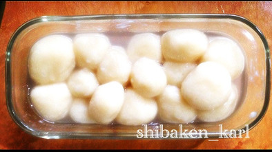簡単お月見デザートフワフワ豆腐白玉白玉粉の写真