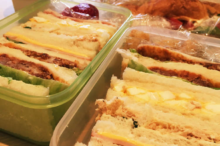 行楽に サンドイッチ弁当 レシピ 作り方 By China11 クックパッド