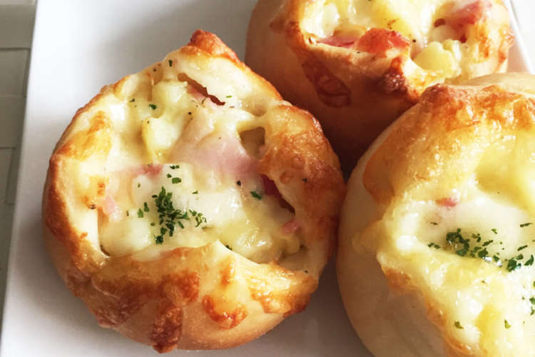 簡単 Hbで ベーコンポテトパン レシピ 作り方 By まこさんど クックパッド 簡単おいしいみんなのレシピが367万品