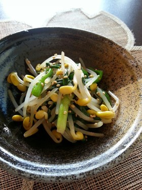 豆もやし・ニラの和え物