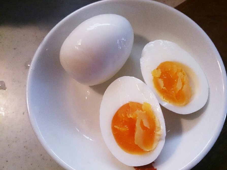 超簡単★塩味の味付け卵 半熟玉子の画像