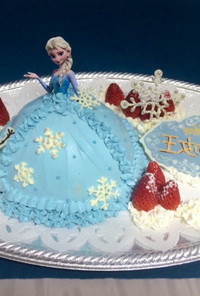 キャラケーキ♪アナと雪の女王 エルサ