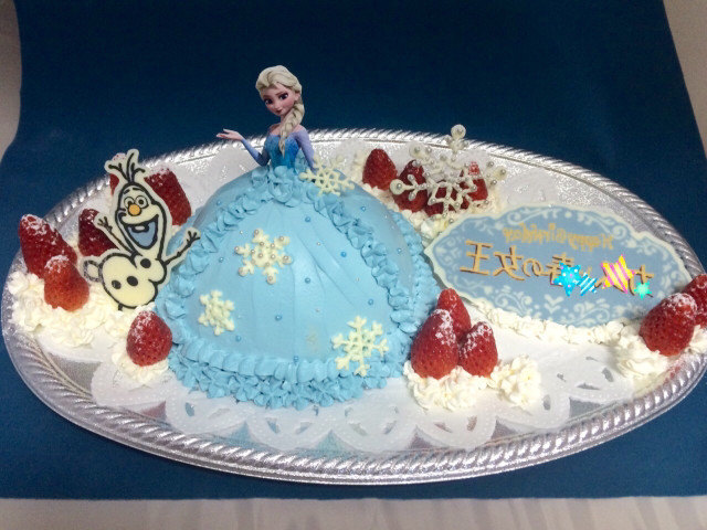 キャラケーキ♪アナと雪の女王 エルサの画像