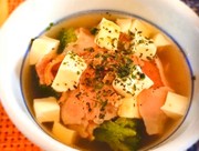 糖質制限!レンジで野菜スープ(朝ごはんにの写真