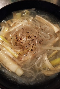 ねぎ塩フォー麺スープ