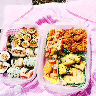 簡単☆ピクニック 春のお弁当の写真