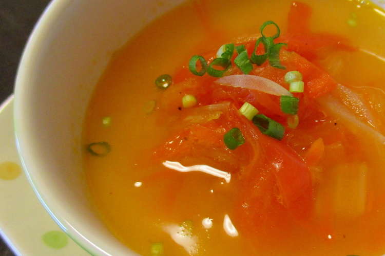 簡単 トマトとセロリのコンソメスープ レシピ 作り方 By 4649パパ クックパッド 簡単おいしいみんなのレシピが357万品