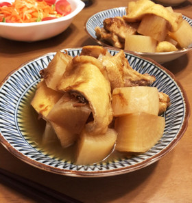 骨付きチキンと大根のさっぱり煮