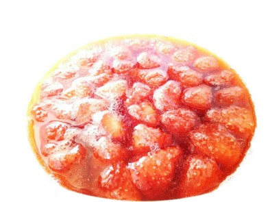 レンジで簡単＊小粒苺でさらさら苺ソース。の写真