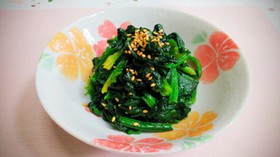 韓国料理やさんのナムル~ほうれん草~