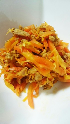 調味料は1つだけ!人参しりしり