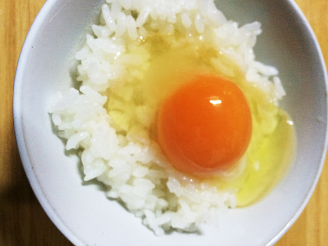 冷凍卵の卵かけごはんの画像