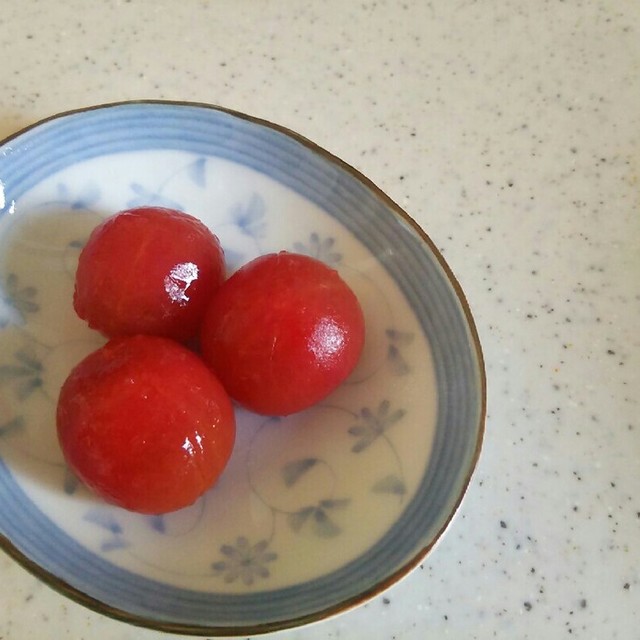 簡単 離乳食にも プチトマトの皮むき レシピ 作り方 By 山田里子 クックパッド 簡単おいしいみんなのレシピが360万品