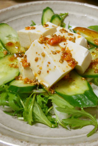 中華風豆腐サラダ