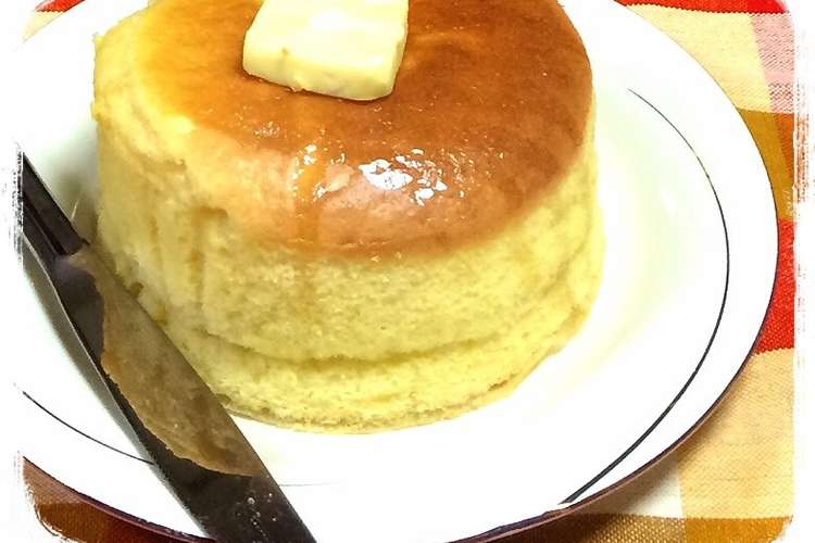 Hmで簡単 スフレパンケーキ レシピ 作り方 By くりみゅ クックパッド