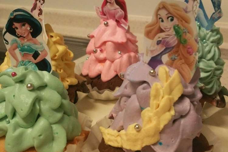 プリンセス カップケーキ レシピ 作り方 By さつくんまぁま クックパッド