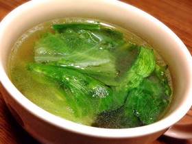 ✽レタスのコクうま中華風スープ✽