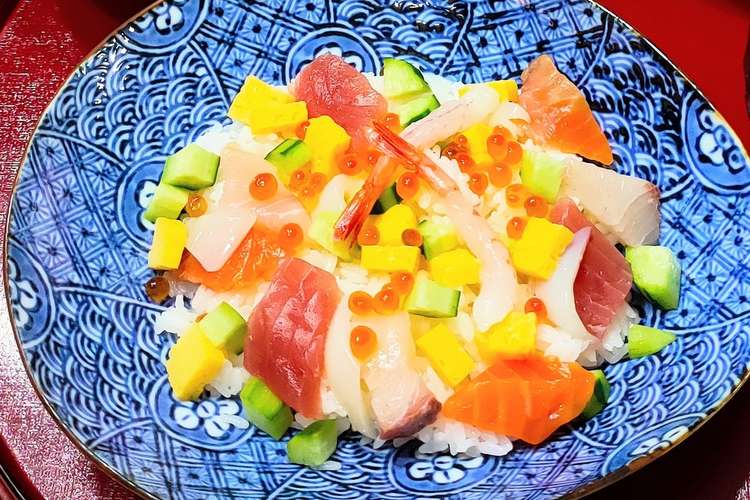 ひな祭りにも 海鮮ちらし寿司 レシピ 作り方 By Mielle クックパッド 簡単おいしいみんなのレシピが354万品