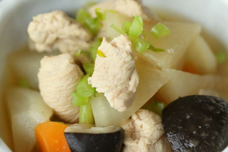 大根と鶏むね肉の優しいお味の煮物 レシピ 作り方 By Fujiレシピ クックパッド