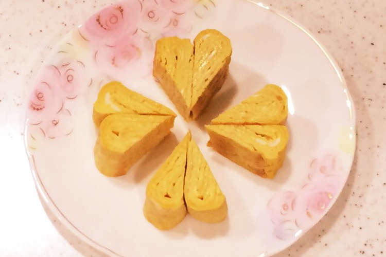 ハート クローバーஐお花 卵焼きの切り方 レシピ 作り方 By ひぐま クックパッド 簡単おいしいみんなのレシピが350万品