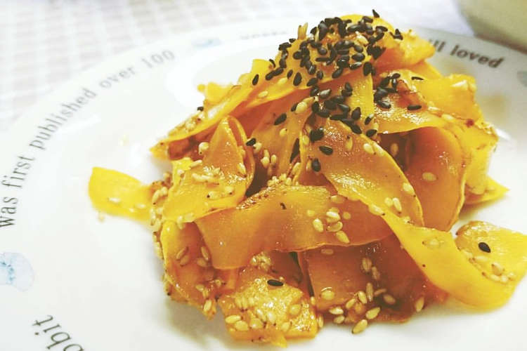コリンキーのきんぴら レシピ 作り方 By かつのりな農園 クックパッド
