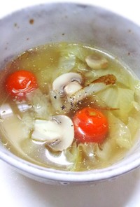 簡単おいしい！白菜とごぼう スープ