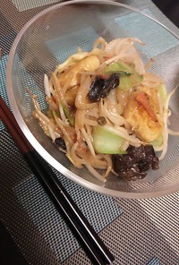 簡単絶品♪冷凍豆腐と野菜の味噌炒め