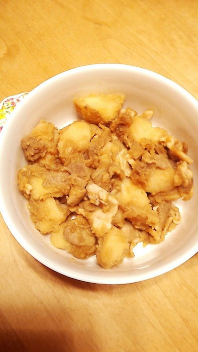 豚ジャガ（カラメル醤油味）の写真