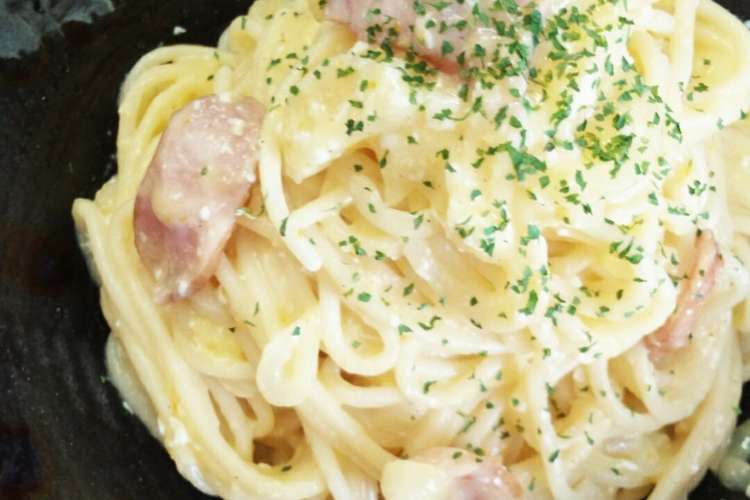 手抜き 時短 レンジで簡単カルボナーラ レシピ 作り方 By クックl01mq4 クックパッド 簡単おいしいみんなのレシピが361万品