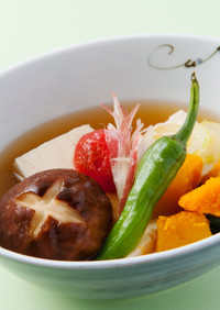 豆腐と夏野菜の冷やし鉢
