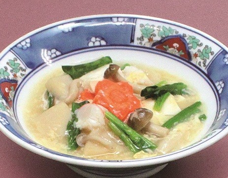 豆腐と魚介のあんかけ煮の画像