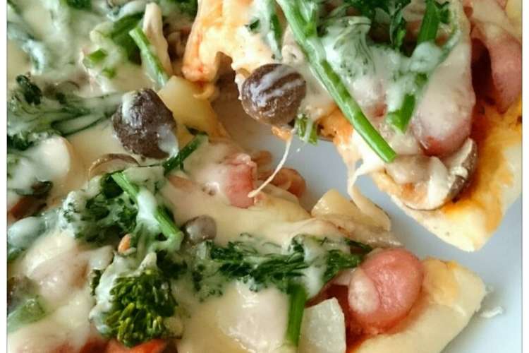 ランチに 薄力粉で簡単ピザ生地 ソフト レシピ 作り方 By まなげ クックパッド 簡単おいしいみんなのレシピが352万品