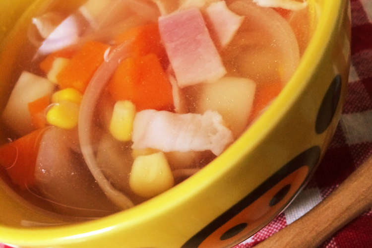 めんつゆで簡単 具だくさんコロコロスープ レシピ 作り方 By そぴあ クックパッド 簡単おいしいみんなのレシピが376万品