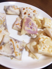 即!もう一品!色々焼きワンタンの写真