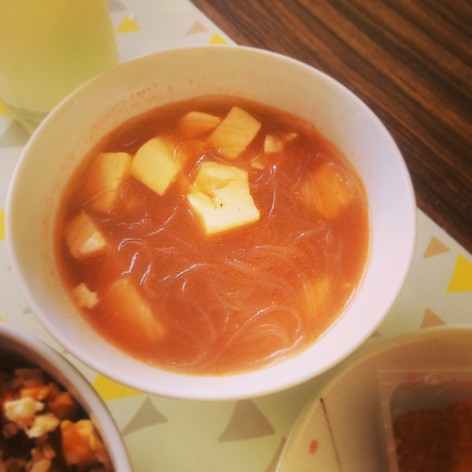 5分でできる中華風簡単スープ