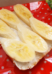 爽やか☆大好きな バナナトースト *･ﾟ