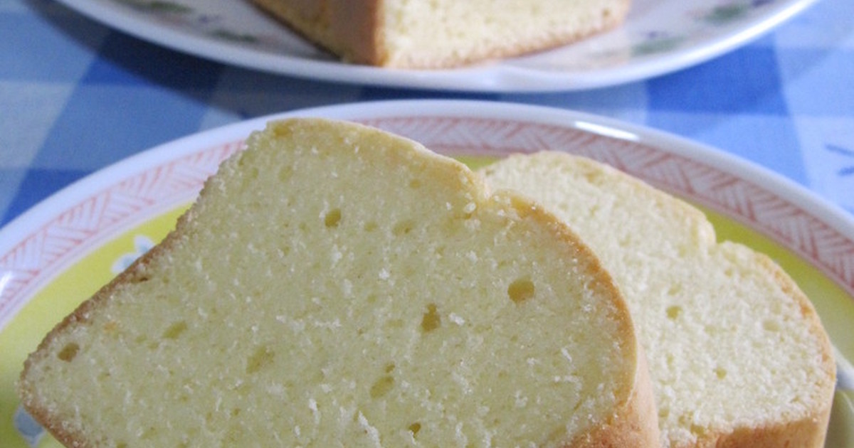 ノンオイルでもふわふわ ホイップケーキ