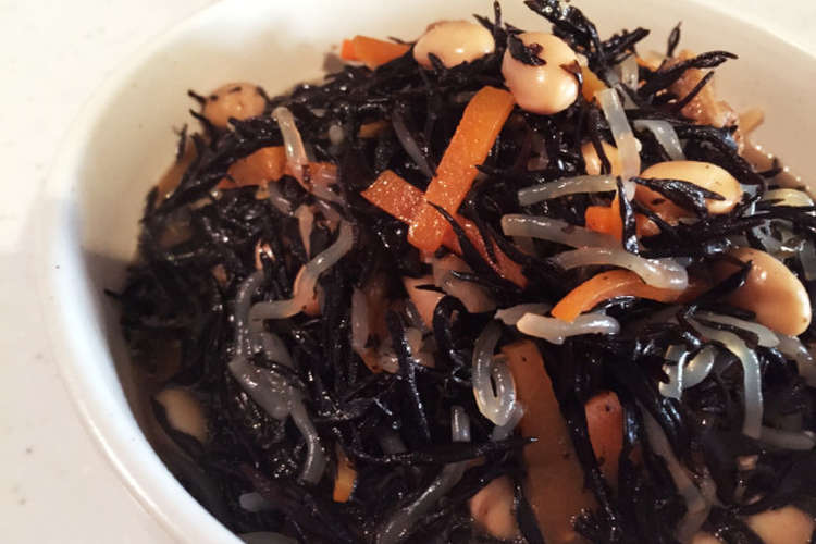 超常備菜 子供が頬張るひじきの煮物 レシピ 作り方 By まあはに クックパッド 簡単おいしいみんなのレシピが371万品