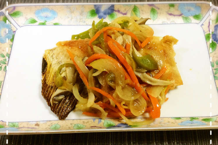 減塩レシピ カレイの野菜甘酢あんかけ レシピ 作り方 By エリツインぴっぴ クックパッド