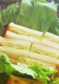 バジルポテトのサンドイッチ