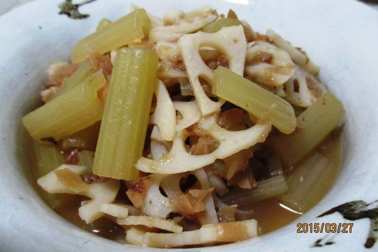 ふきとれんこんの梅煮 レシピ 作り方 By ぬちぐすいー クックパッド