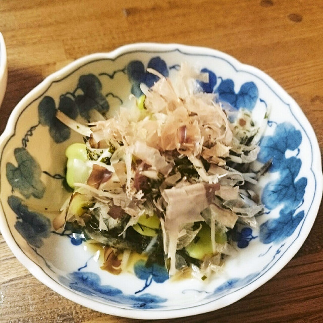 アカモクとそら豆と玉ねぎのポン酢和え レシピ 作り方 By Xiaochu クックパッド 簡単おいしいみんなのレシピが356万品