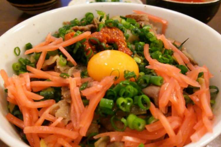 ネギたま牛丼 黒毛和牛バージョン レシピ 作り方 By いくおっちゃん クックパッド 簡単おいしいみんなのレシピが352万品